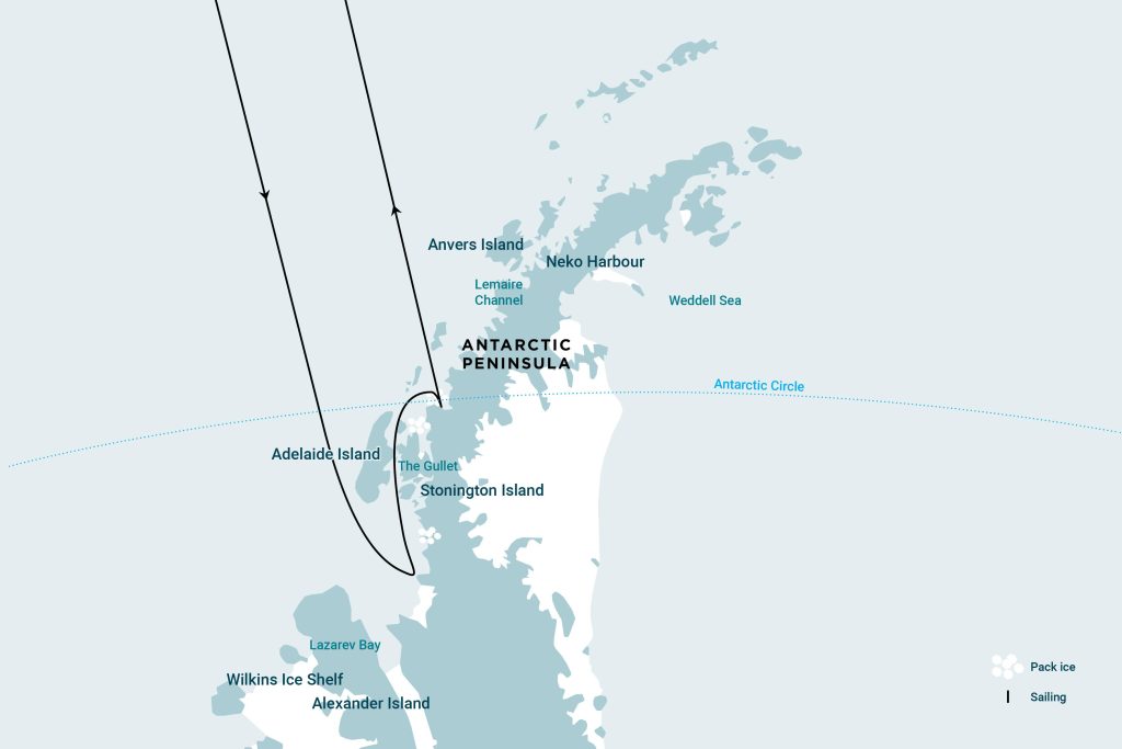 Deep South Basecamp route map.